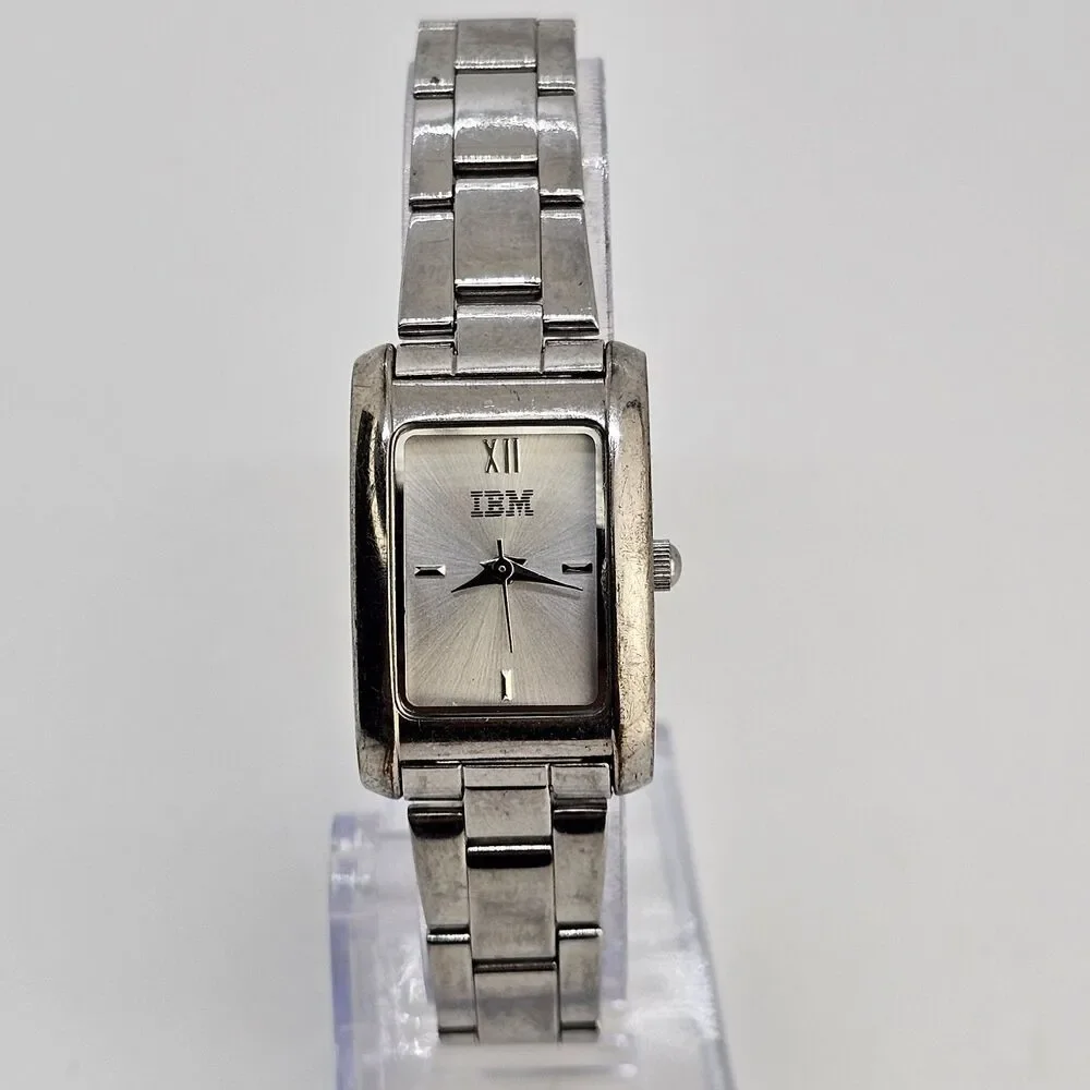 IBM Women's Watch‎ 20MM Gray Dial Gray Bracelet Band 7